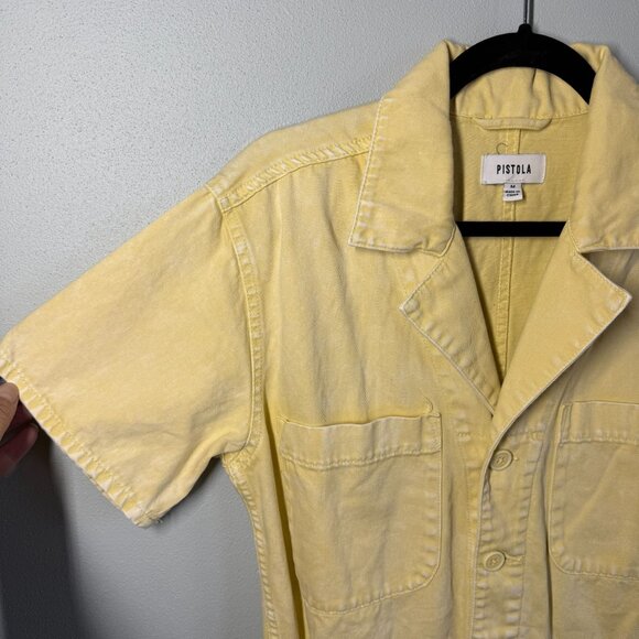 Pistola Yellow Short Sleeve Jumpsuit - Picture 10 of 15